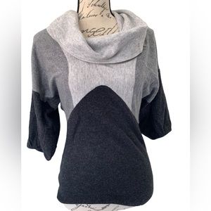 TCEC Angora Wool Cowl Neck Sweater Size S